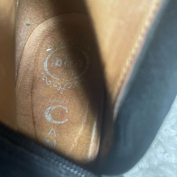 Jeffrey Campbell Starburst leather Black Studded Ankle Boots with Buckles SZ8.5 - Picture 11 of 13